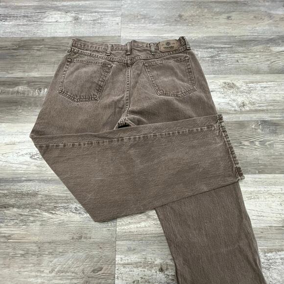 Vintage Wrangler Faded Brown Mens 36x31 Regular Straight Western Jeans‎ 90s Y2K - Picture 1 of 11